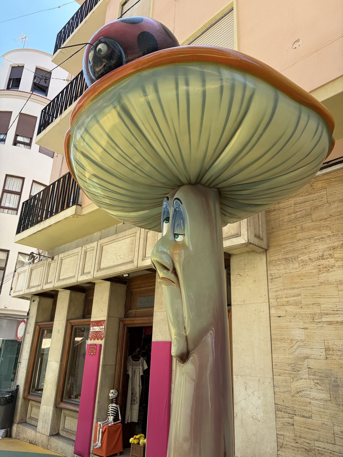 Socha hríbu na Calle de las Setas