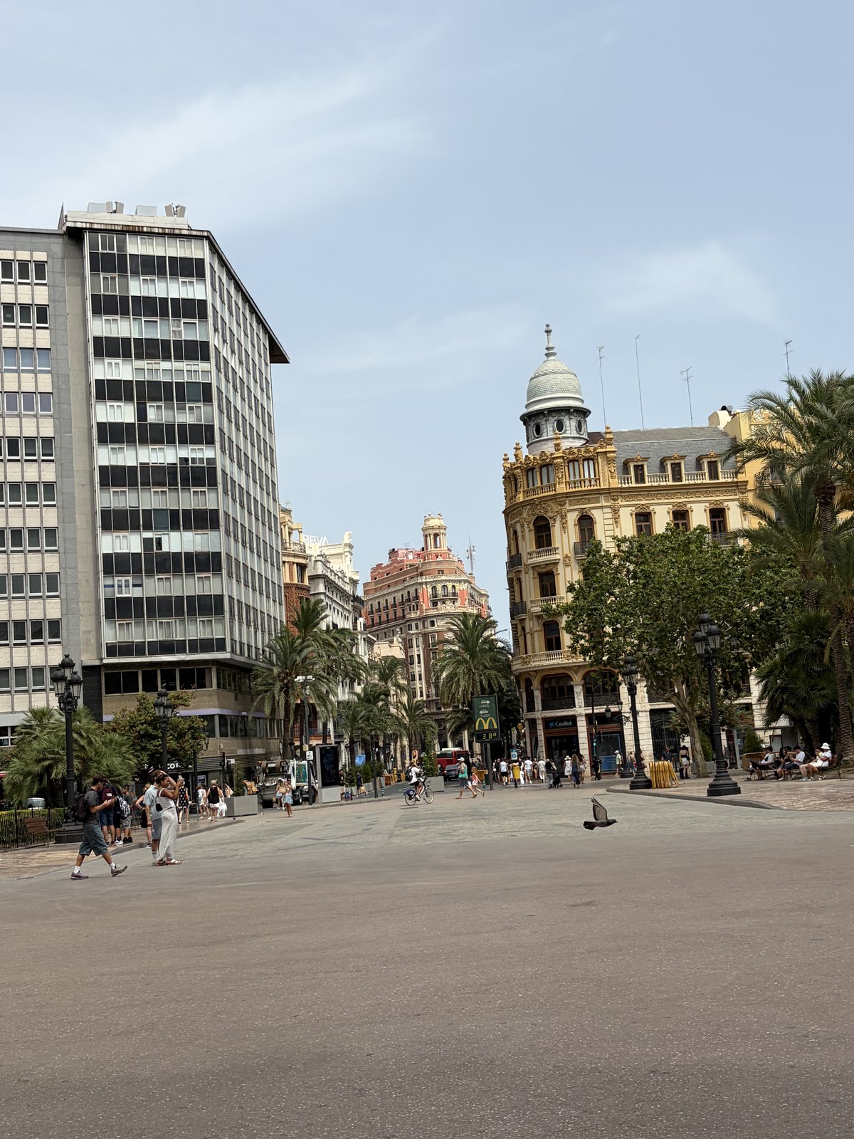 Pohľad na Plaza del Ayuntamiento
